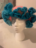 crochet ruffle hat